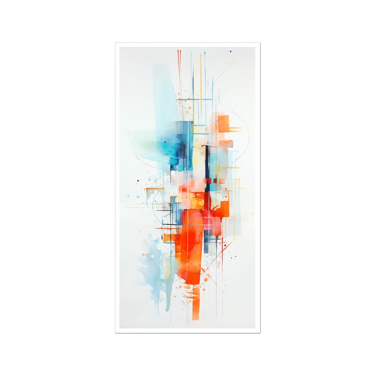 In this captivating artwork, lines intersect with squares to create a visual symphony that celebrates the essence of artistic expression.&nbsp;"Abstract Elegance" is an artistic ode to the balance between structure and spontaneity, offering a touch of sophistication and intrigue to your space.