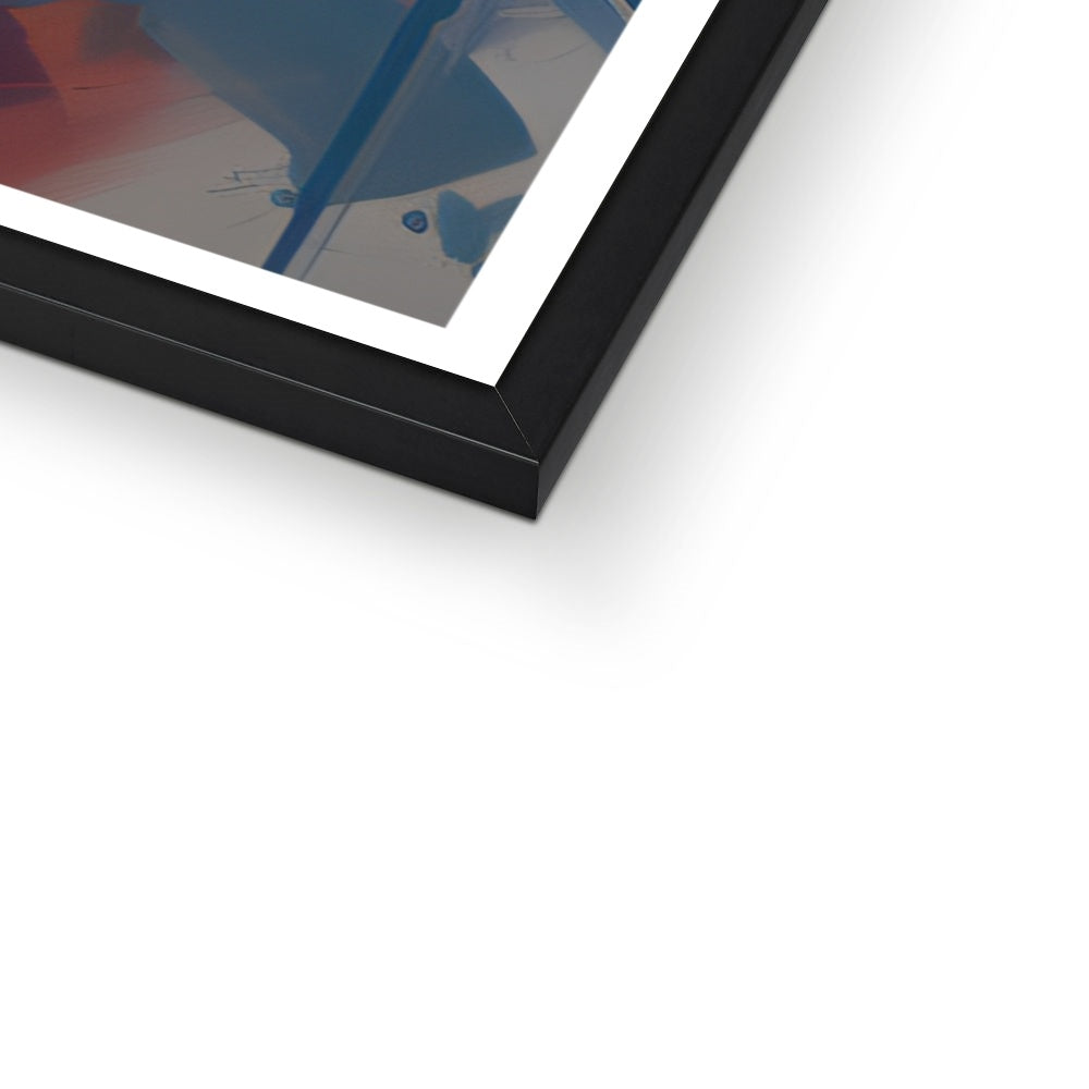 Black wooden frame