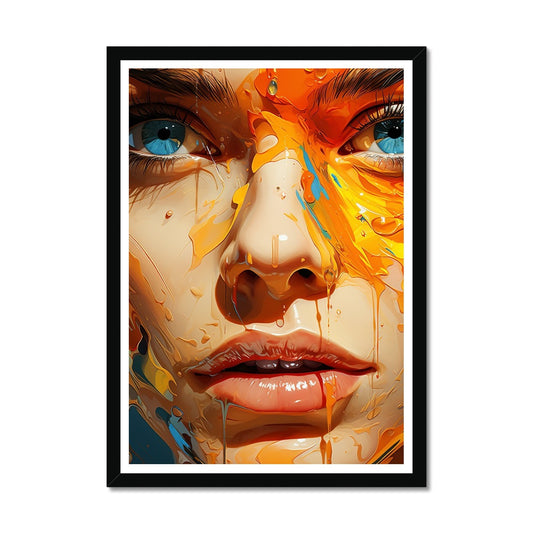 Step into a world where vibrant hues breathe life into the extraordinary. "Eternal Radiance" captures the essence of timeless beauty, evoking a sense of wonder and inspiration with every gaze.&nbsp;This exquisite fine art print showcases a mesmerizing portrait, where the subject's soulful eyes mirror the depth of human emotion.