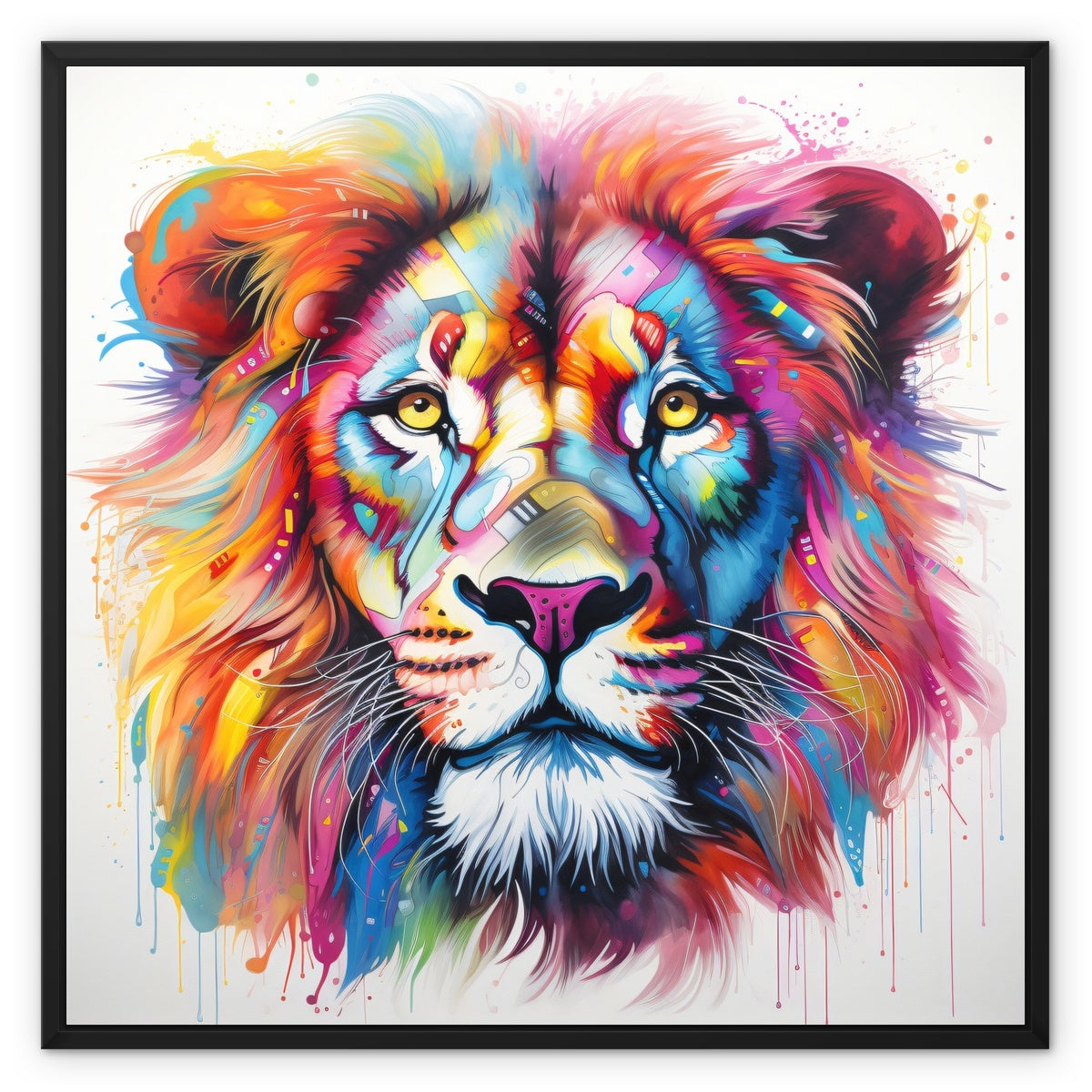 "Lion's Majesty" invites you into a realm of vibrant wonder and artistic innovation. This fine art print showcases a psychedelic interpretation of a lion's face, where bold colors and intricate patterns converge to create a majestic and captivating masterpiece. In this captivating artwork, the artist's vision transforms the familiar into the extraordinary, offering a fresh perspective on the king of the jungle. 